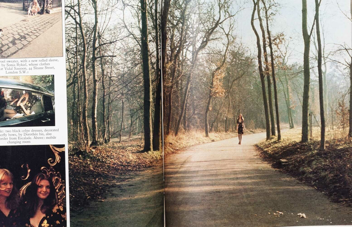 JACQUES-HENRI LARTIGUE Chloe YSL Bis VTG Air Hostess Uniform SUNDAY TIMES 1970's
