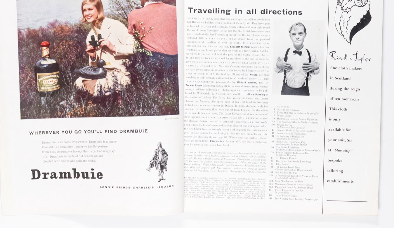 RICHARD AVEDON Jerry Lewis JAYNE MANSFIELD Queen magazine 27th October 1959 Inge