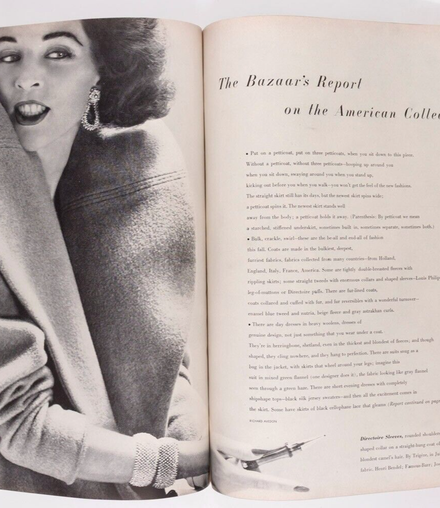 ANDY WARHOL Balenciaga MATISSE Harpers Bazaar 1951 September GAUDI Avedon PARIS