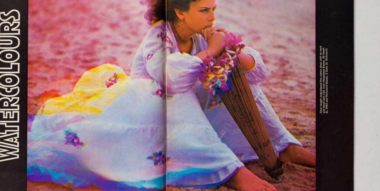 Miss Mouse BRYAN FERRY Mary Quant HONEY magazine May 1975 Biba MARGARET HOWELL