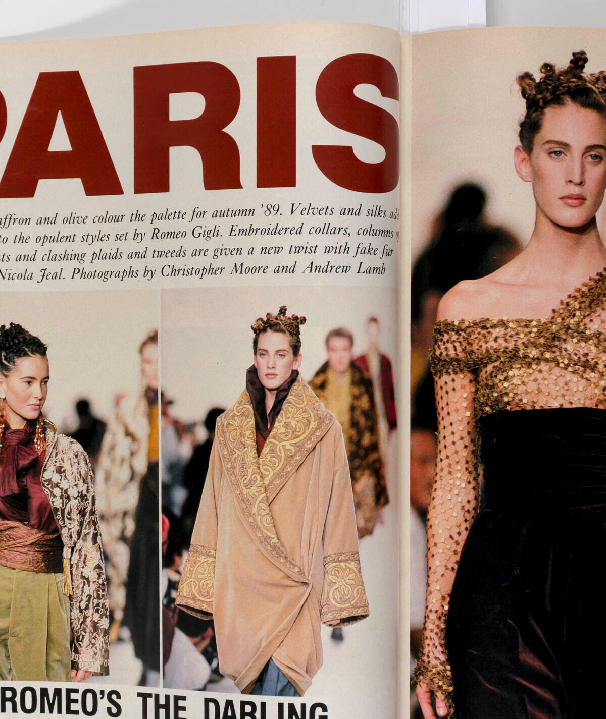 Claude Montana ROMEO GIGLI Georgina von Etzdorf CLAUDIA MASON Observer magazine