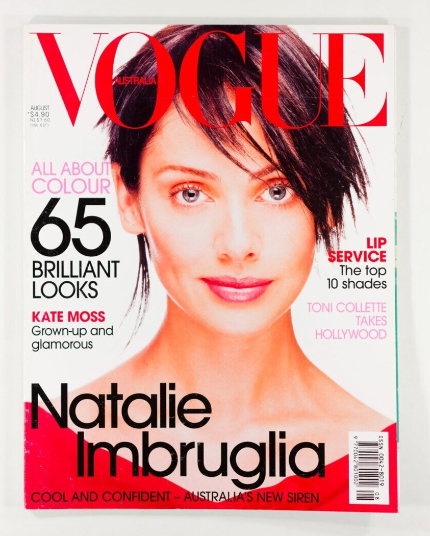 Natalie Imbruglia KATE MOSS Toni Collette VOGUE AUSTRALIA August 1998 Aden Young