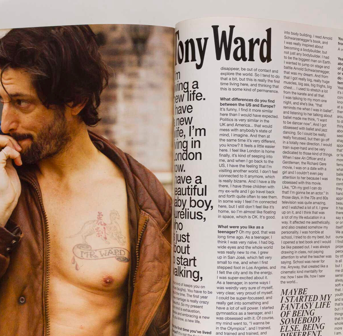 TONY WARD Duane Michals THE HARD ONS Raincoats CLEMENT CHABERNAUD Buffalo Zine 2