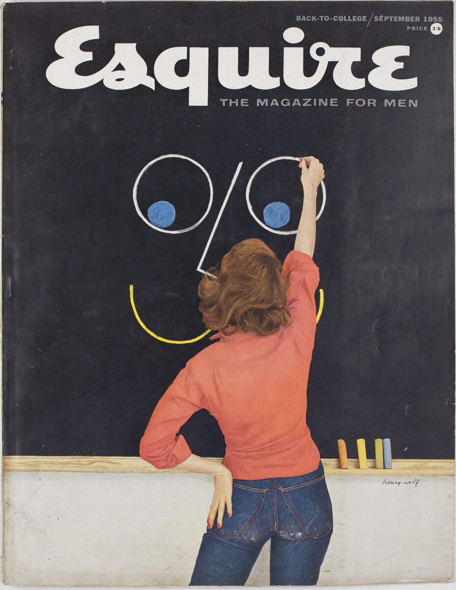 ERWIN BLUMENFELD Henry Wolf JOAN COLLINS Aldous Huxley Esquire magazine Sep 1955