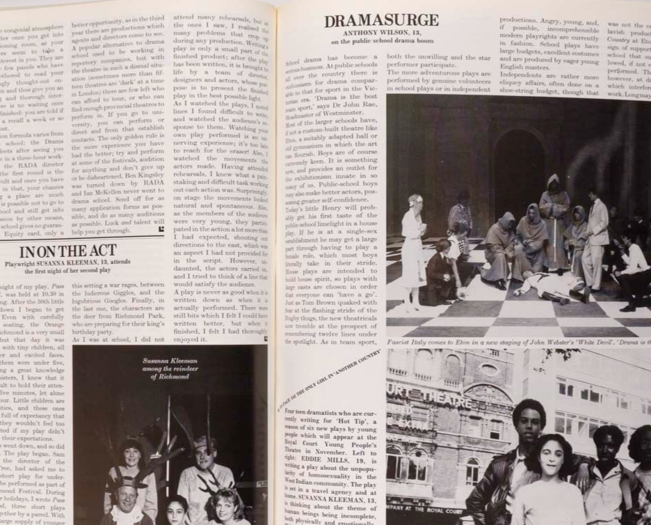 Sophie Ward RACHEL WEISZ Hamish Bowles HARPER'S & QUEEN August 1983 Fiorucci VTG