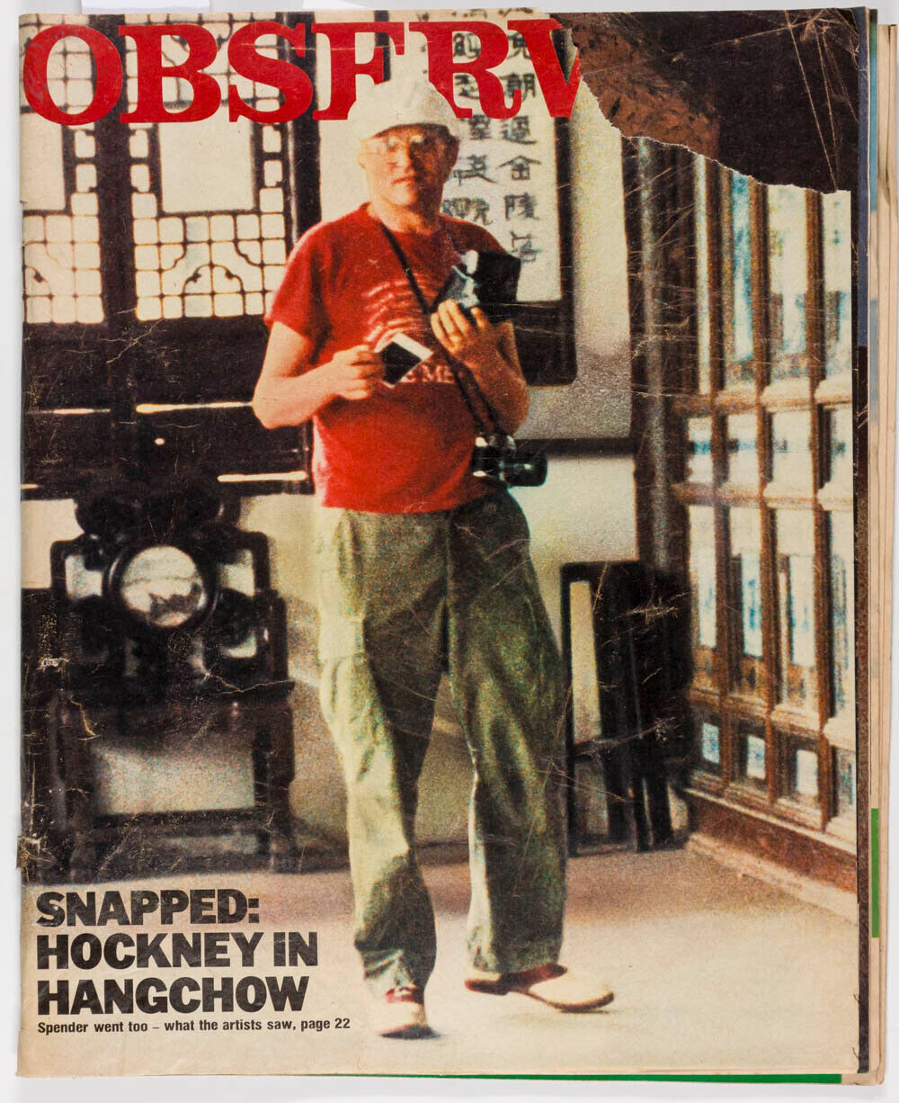 DAVID HOCKNEY Salman Rushdie BRUCE CHATWIN Alan Bennett OBSERVER magazine UK