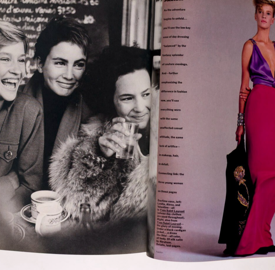 Brooke Shields AVEDON Matisse US VOGUE 1984 October Jessica Lange MATS GUSTAFSON
