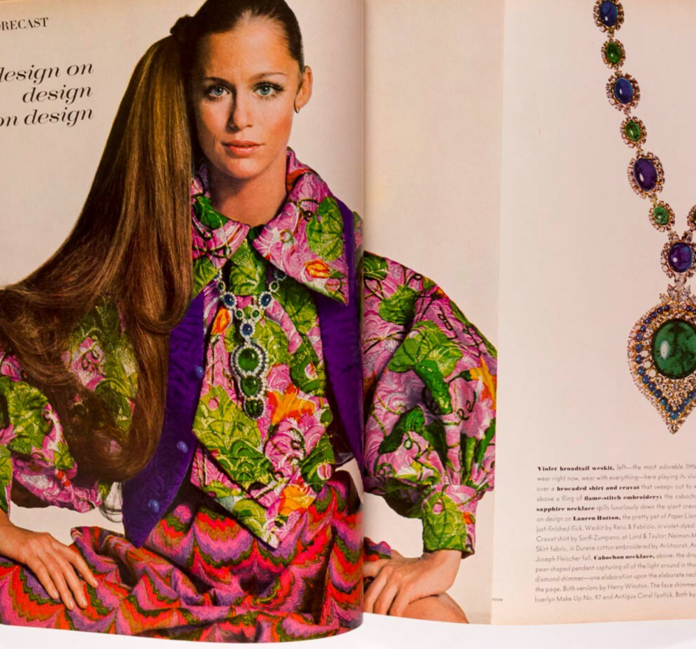 Lauren Hutton VERUSCHKA Rubartelli Vogue July 1968 Jean Shrimpton PENELOPE TREE