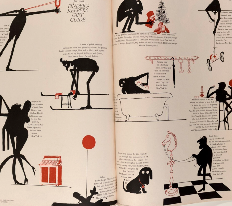 ANDY WARHOL Edith Sitwell HARPER'S BAZAAR December 1962 Bill Brandt TOMI UNGERER
