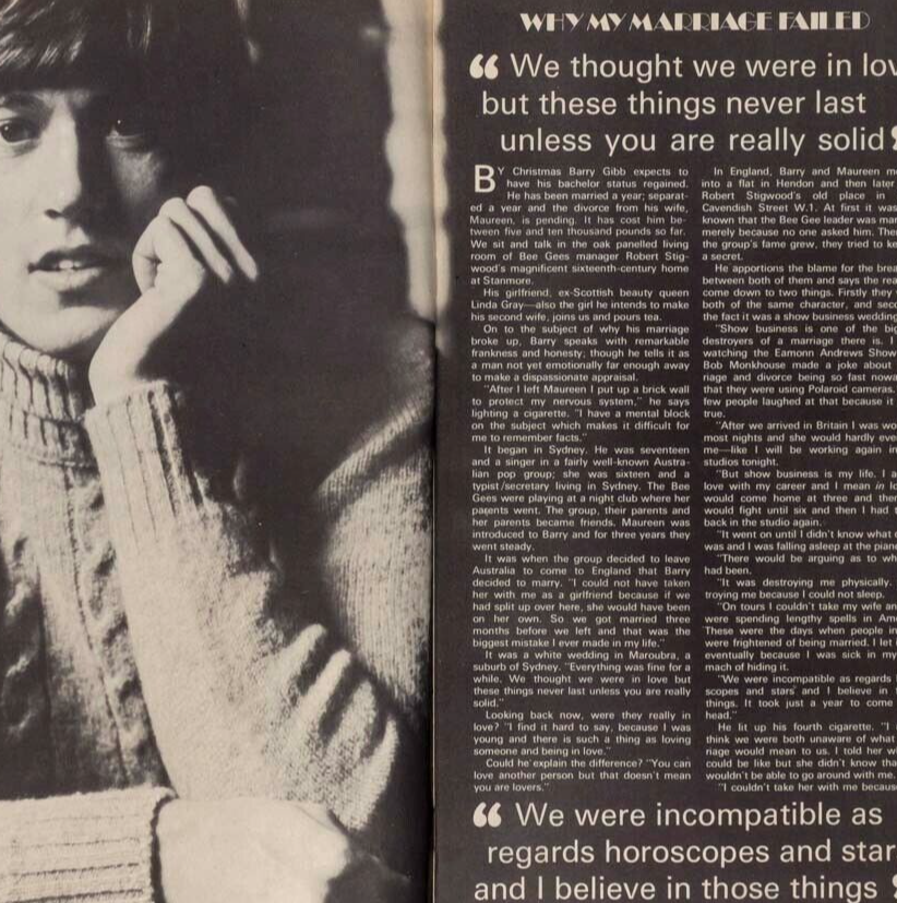 PETER GREEN Barry Robin Gibb STEVE MARRIOT Mouche KENNY EVERETT Rave magazine UK