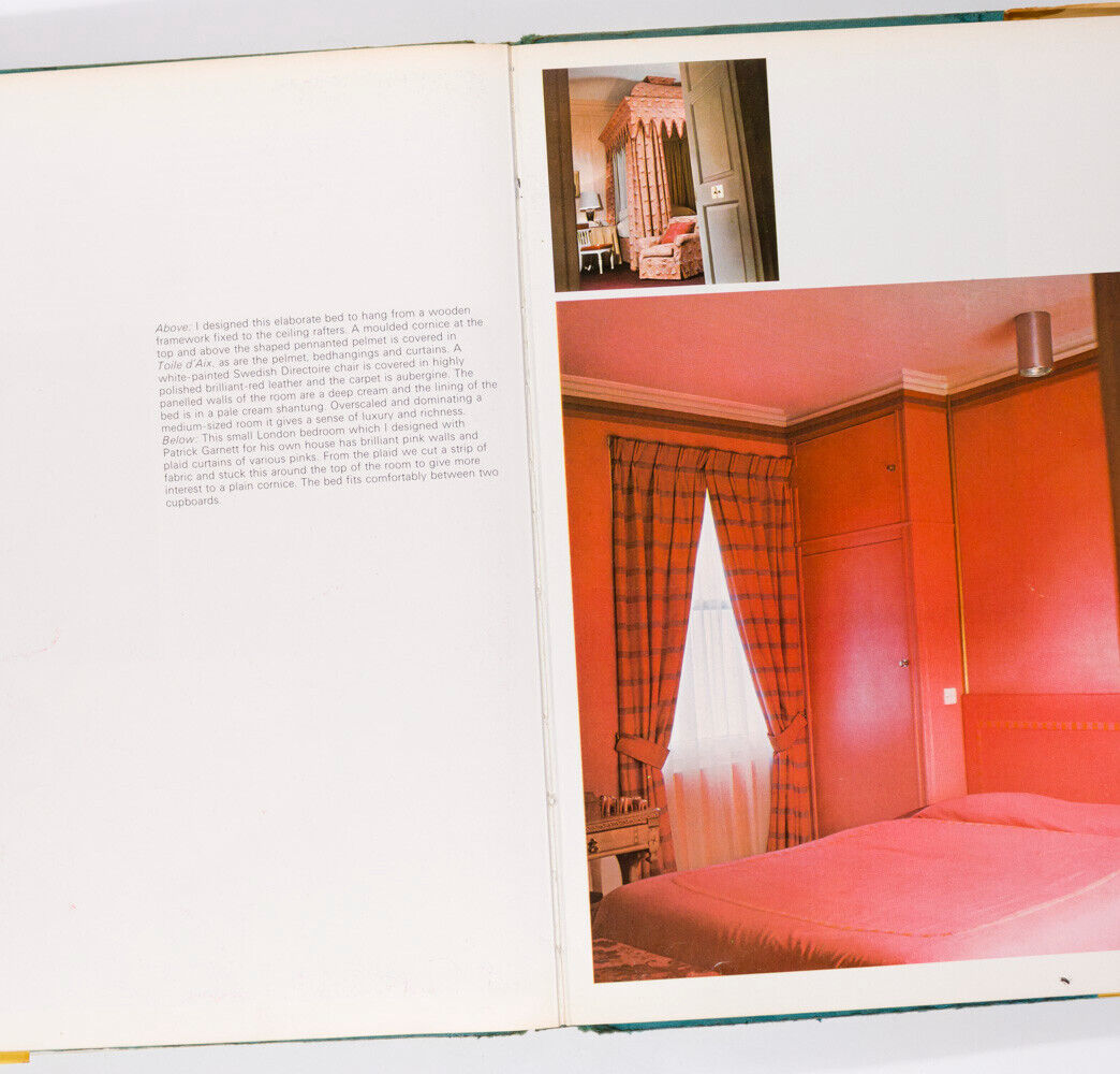 David Hicks ON LIVING WITH TASTE 1st edition HB Interior Design VTG Reference US