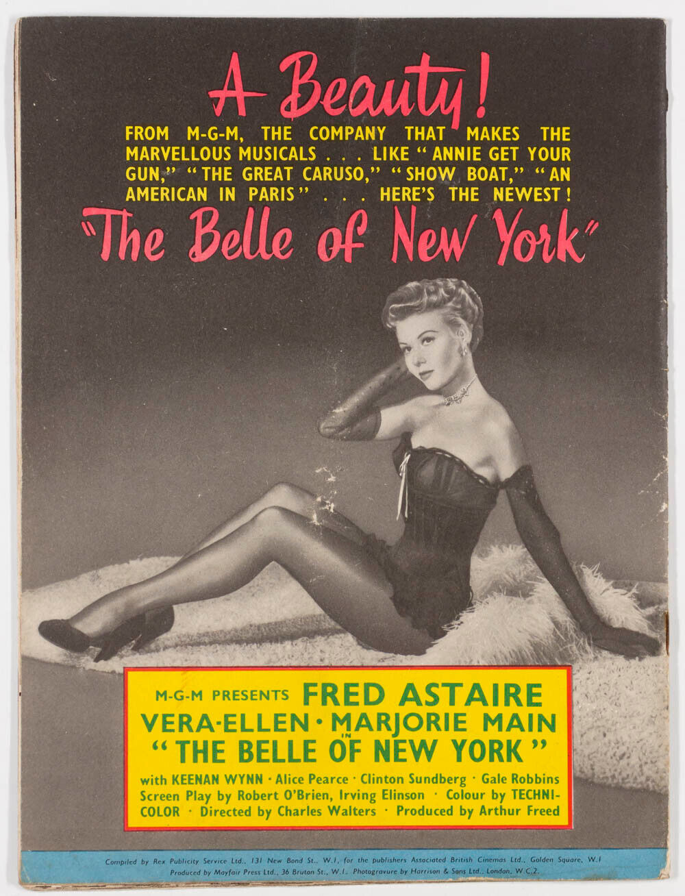 Vivien Leigh VERA ELLEN Eagle Girl Comic LEO GENN Belle NY Film Review magazine