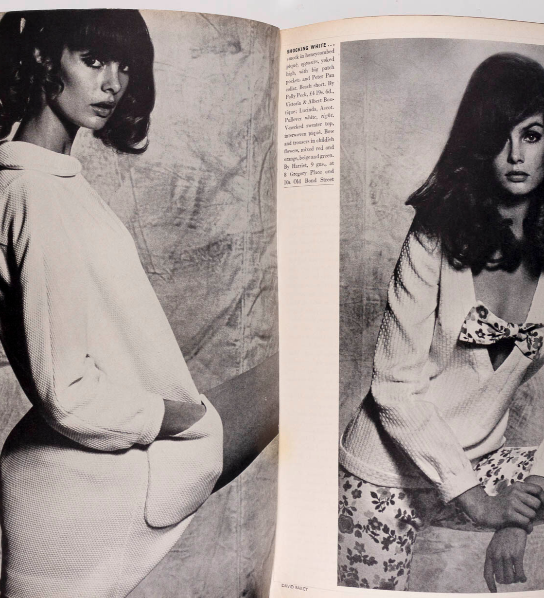 Sue Murray SHRIMPTON Helmut Newton VOGUE April 1965 NORMAN PARKINSON Kennington