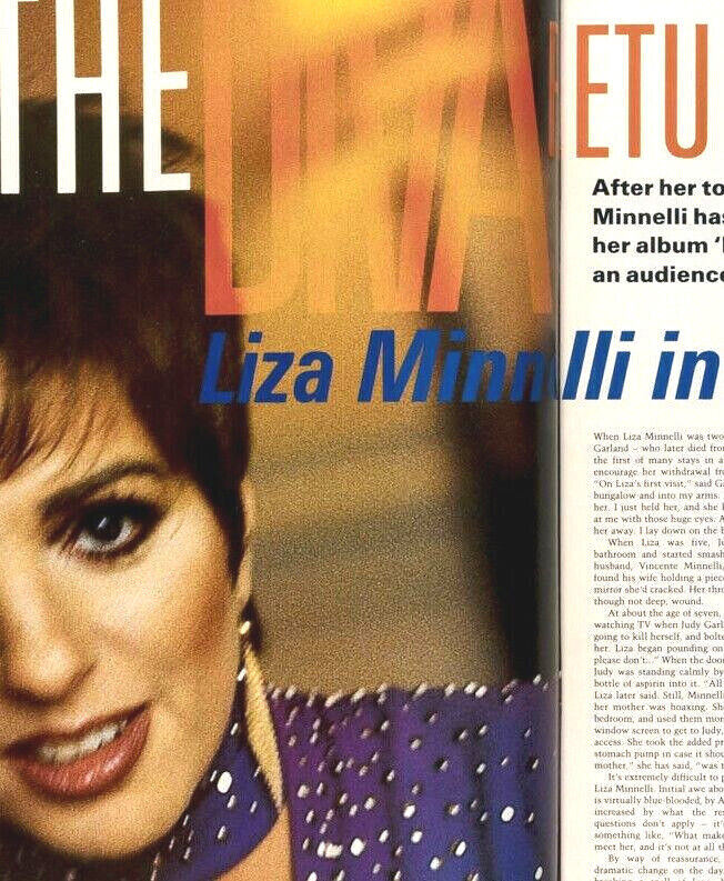 Liza Minnelli RAY PETRI House of Beauty & Culture WVB Sportswear UK i-D magazine