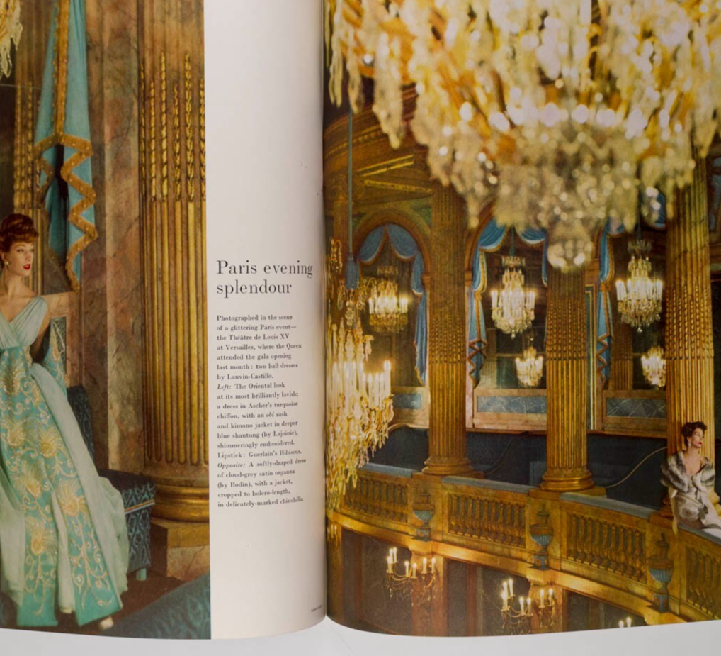 NORMAN PARKINSON Wenda CARL ERICKSON Vogue May 1957 Colette RENE GRUAU Stemp VTG