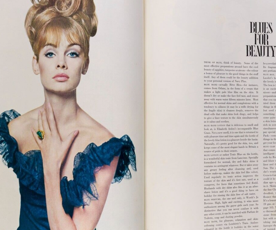 BARBRA STREISAND Jill Kennington BIBA Jean Shrimpton BRUCE DAVIDSON Navy Vogue