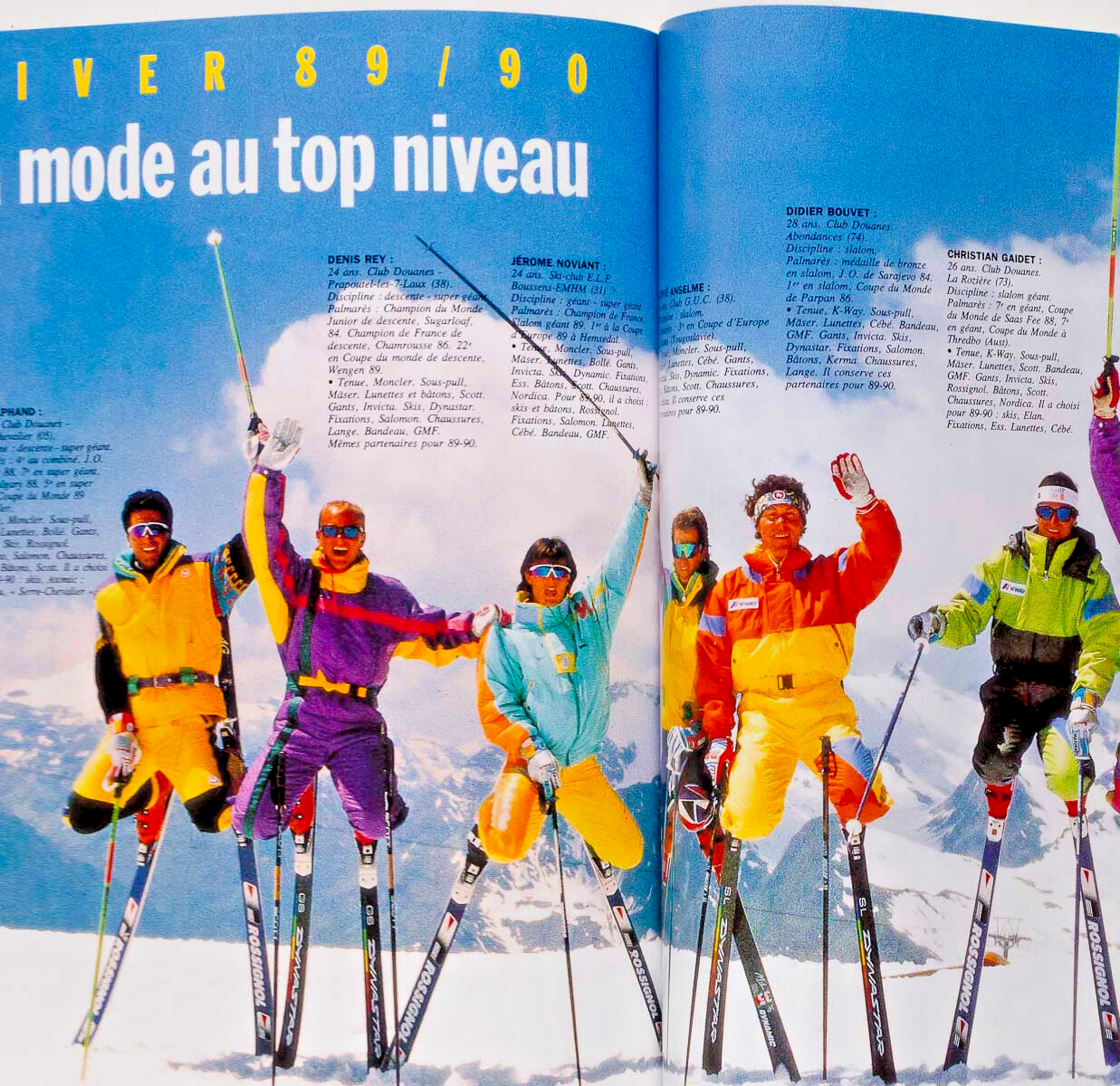 ISABELLE ADJANI & JEAN PAUL GOUDE Paris Vogue Hommes magazine 1989 December MODE