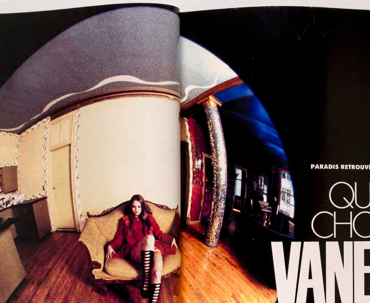 Vanessa Paradis PHILIPPE STARCK Collections ELLE FRANCE magazine 8 1992 Kidswear