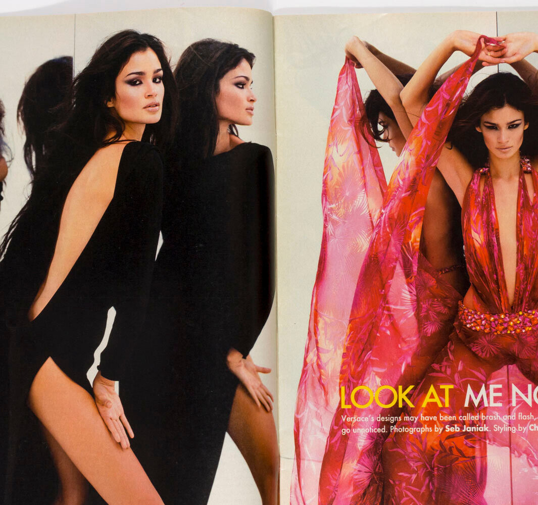 Caroline Ribeiro VERSACE Helmut Newton NAOMI CAMPBELL Corinne Day Style Magazine
