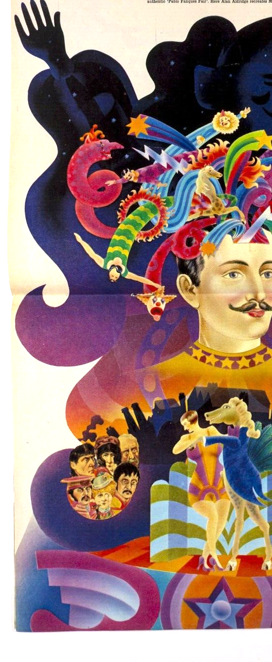 Alan Aldridge PAUL McCARTNEY Beatles MARIE LLOYD Observer magazine 1967 November