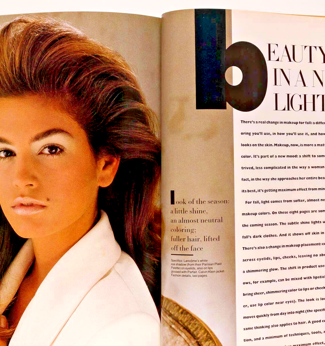 Cindy Crawford MOLLY RINGWALD Emily Lloyd VOGUE Sept 1987 US Evangelista PATITZ