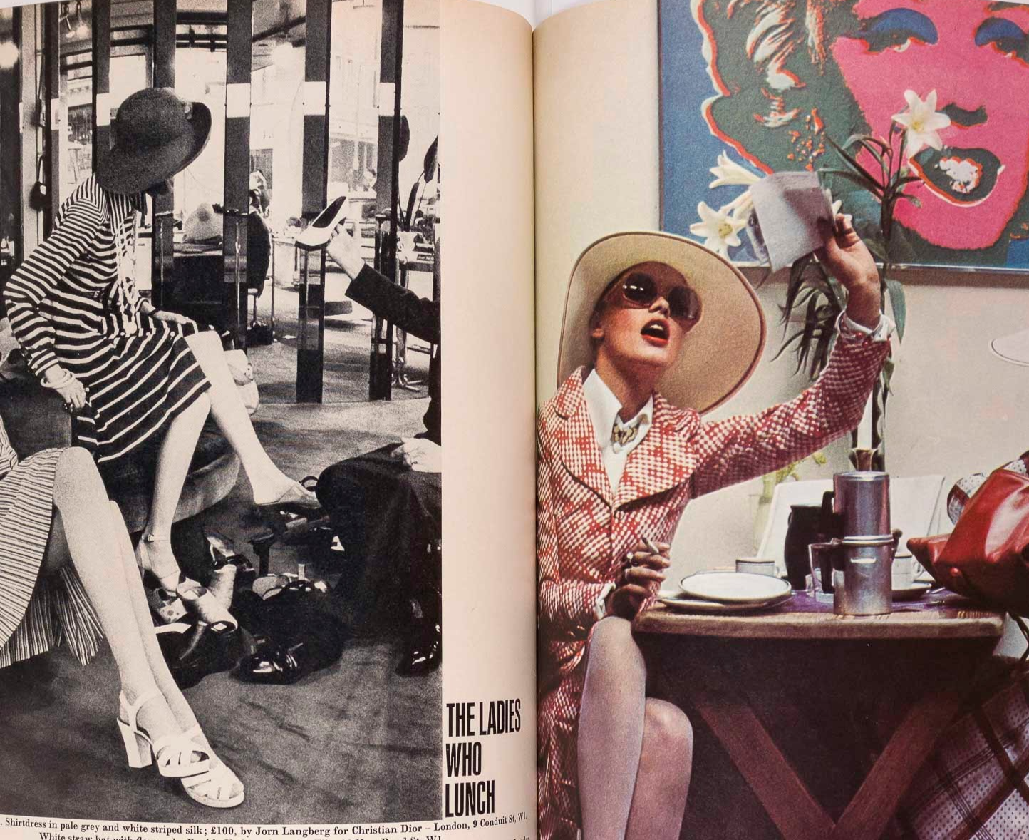 ZANDRA RHODES Helmut Newton FREDERICK FORSTYTH Anna Wintour HARPER'S June 1972