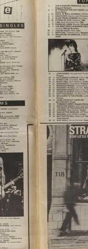 PAUL WELLER The Jam SLITS Patti Smith KINGS ROAD MOD Lenny Kaye SOUNDS magazine