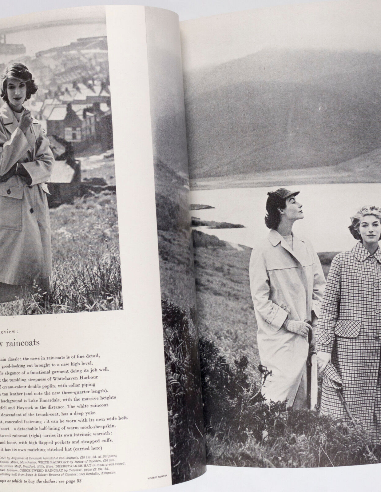 Marie Helene Arnaud NORMAN PARKINSON Helmut Newton RENE BOUCHE vtg FUCHSIA VOGUE