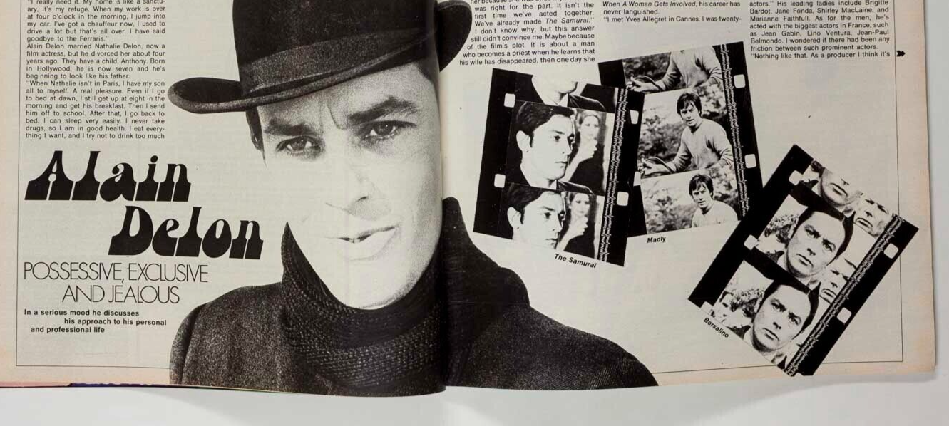 MR FREEDOM Bus Stop ANJELICA HUSTON Bob Richardson BIBA Alain Delon 19 MAGAZINE