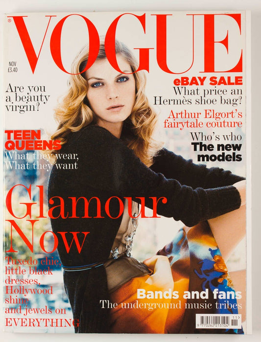 Angela Lindvall LILY COLE Natasha Poly VOGUE Nov 2004 Emily Blunt DIANA DONDOE