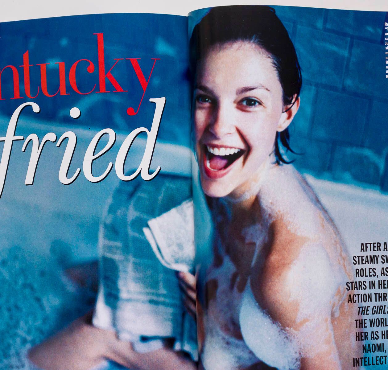Bridget Hall KATE MOSS Guinevere Van Seenus ALLURE magazine 1997 Sep ASHLEY JUDD