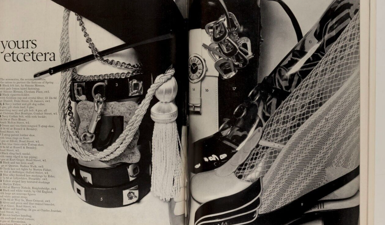 SAMANTHA JUSTE Jean Muir PATRICK HUNT Nik Cohn LANZAROTE Gucci ~ Queen magazine