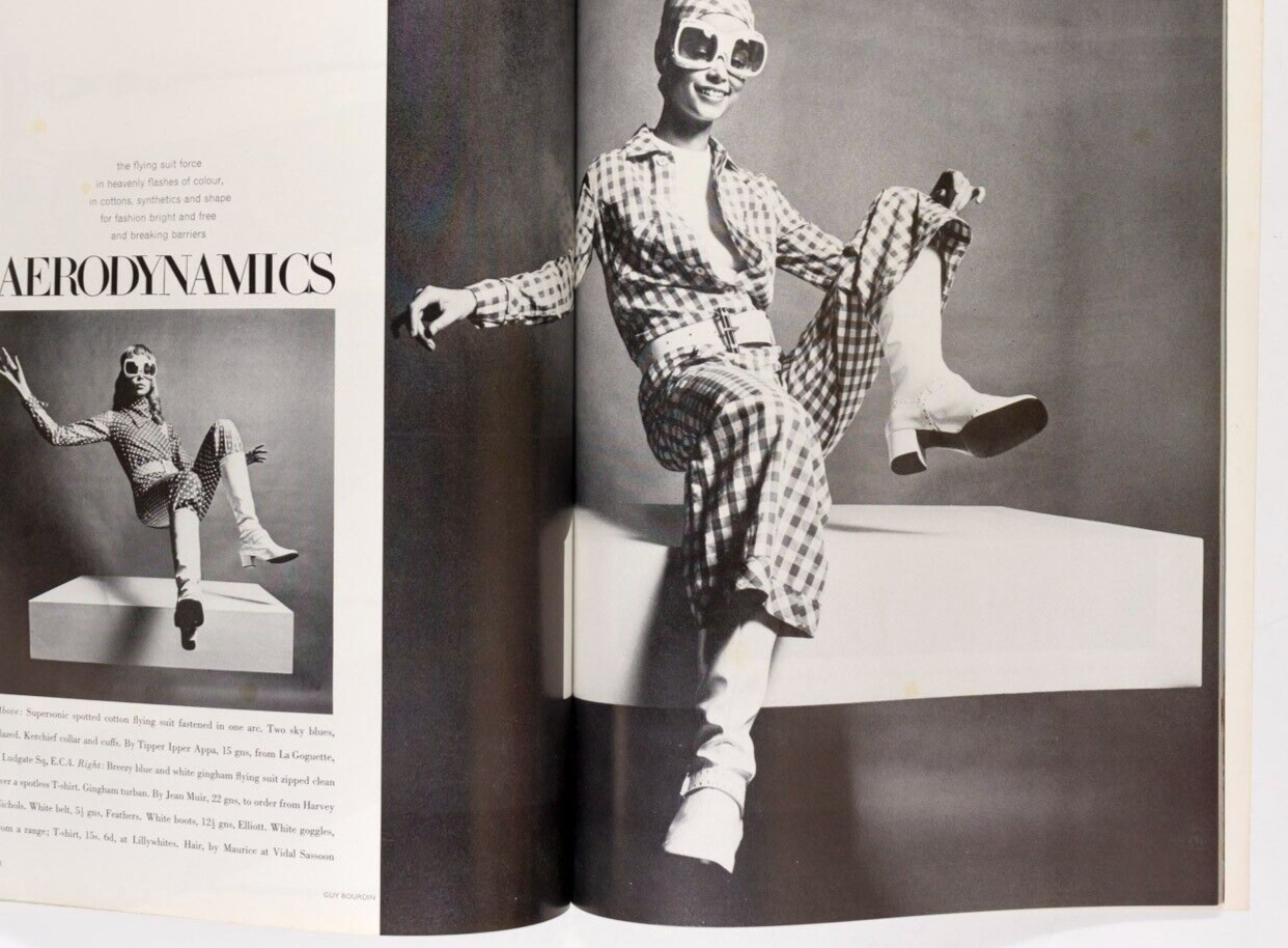 MAUDIE JAMES Guy Bourdin PATTIE BOYD  Vogue April 15th 1969  LINDA THORSON Rolex