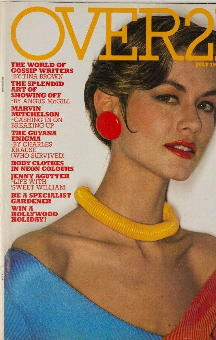 JENNY AGUTTER Norma Kamali YSL Eva Sereny MARK BOXER Jigsaw OVER 21 magazIne VTG