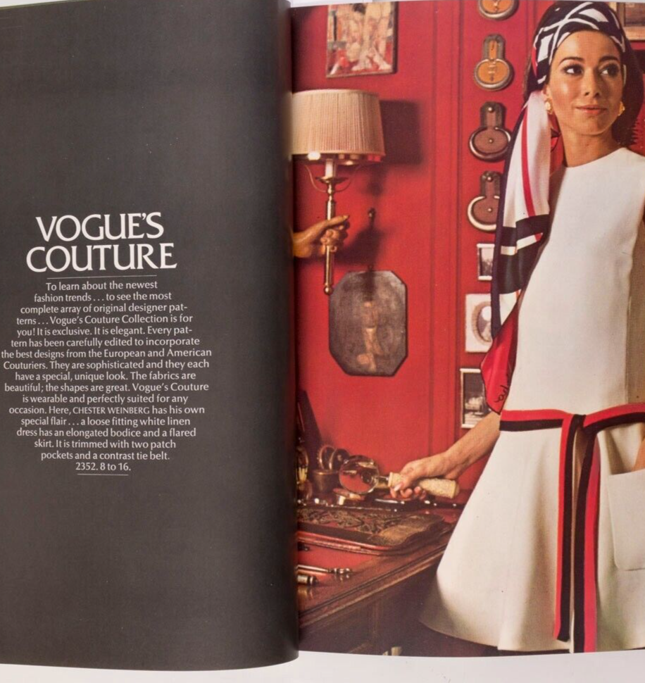 Marisa Berenson ANTONIO LOPEZ Couture SEAMING Poncho VOGUE magazine Pattern book