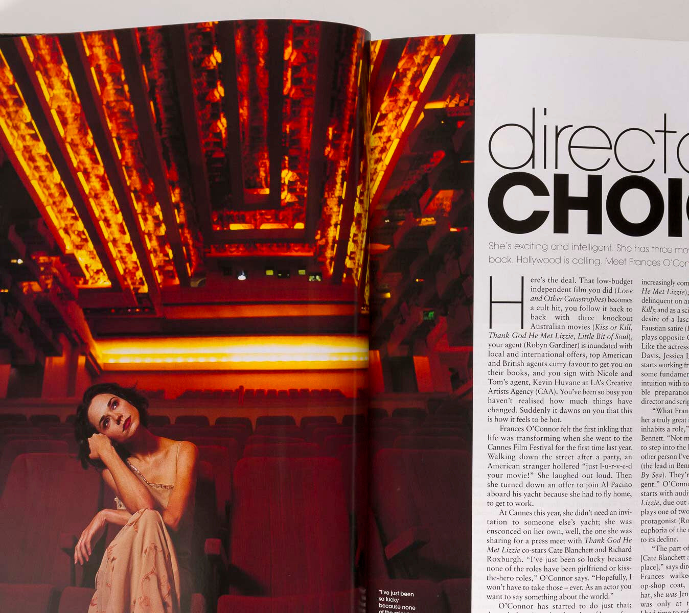 Kylie Bax DAMIEN HIRST Lachlan Murdoch VOGUE AUSTRALIA August 1997 Stiletto VTG