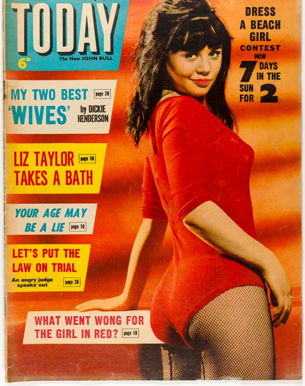 CHRISTINE KEELER Yevgeny Ivanov STEPHEN WARD Today magazine ELIZABETH TAYLOR 60s