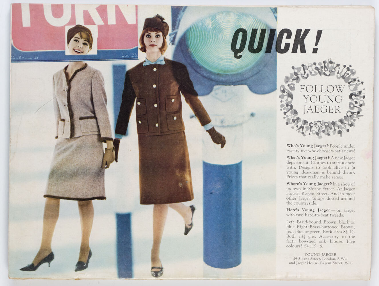 Jean Shrimpton & David Bailey in NYC WE'LL TAKE MANHATTAN Len Deighton VOGUE vtg