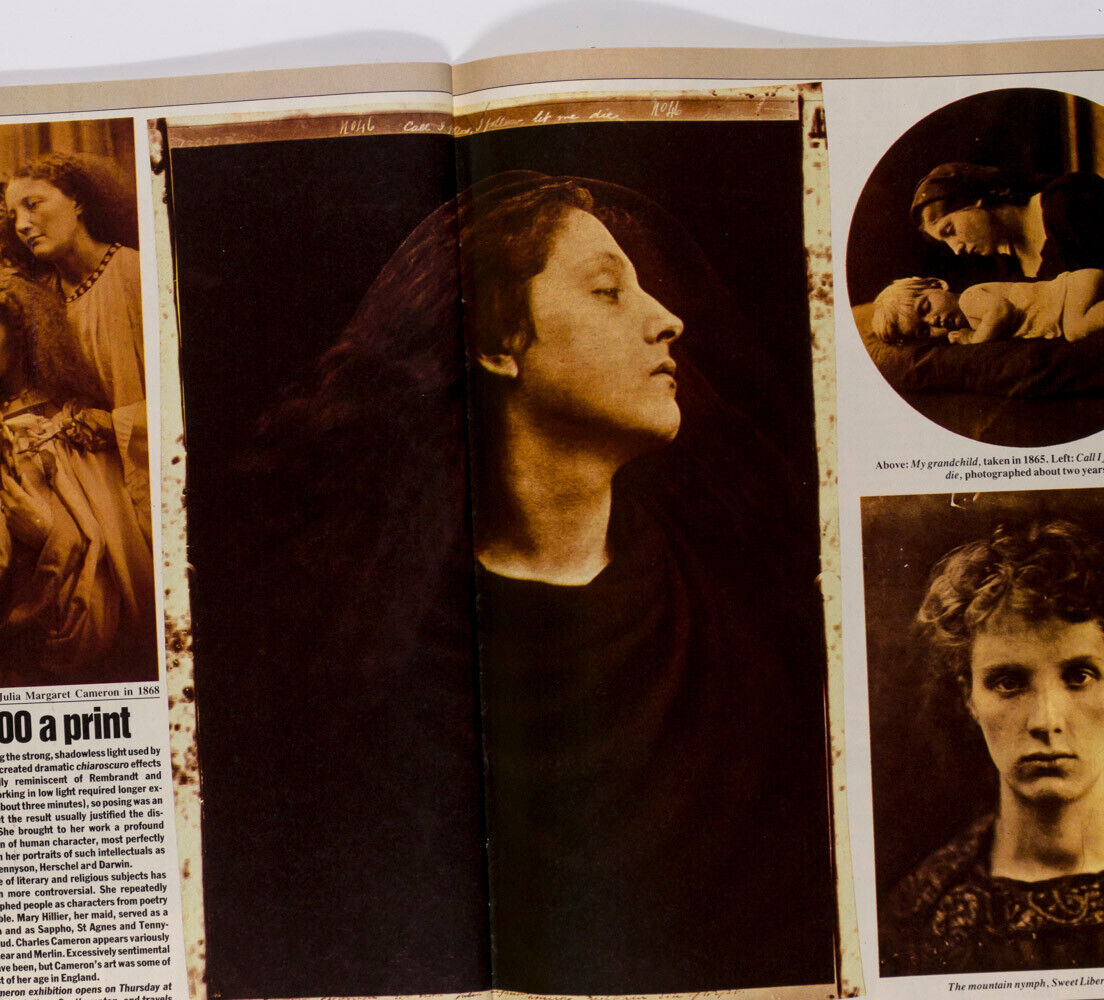BARBRA STREISAND Julia Margaret Cameron JOHN SESSIONS Art SUNDAY TIMES magazine