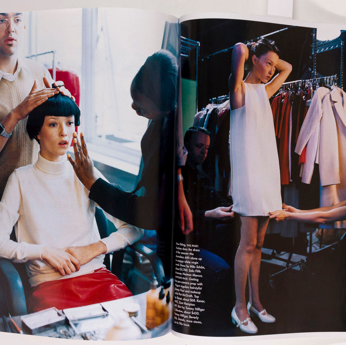Carolyn Murphy STEVEN MEISEL Manhattan VOGUE magazine August 1998 Style DESIGNER