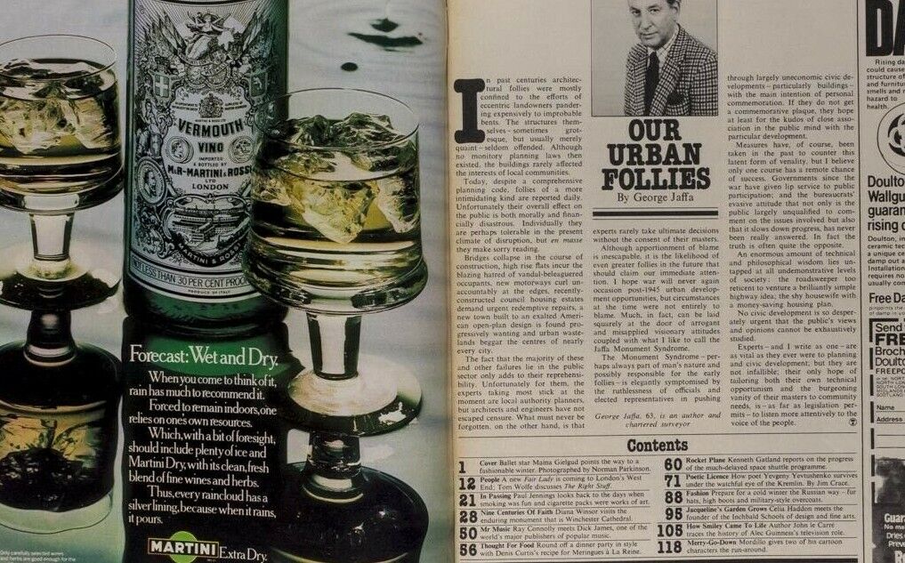 NORMAN PARKINSON John Le Carre NASA Dick James TOM GILBEY Telegraph magazine 70s