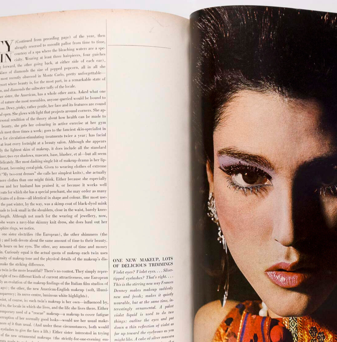 Blow Up WILHELMINA COOPER Veruschka VOGUE March 1965 COURREGES Liz Taylor WARHOL