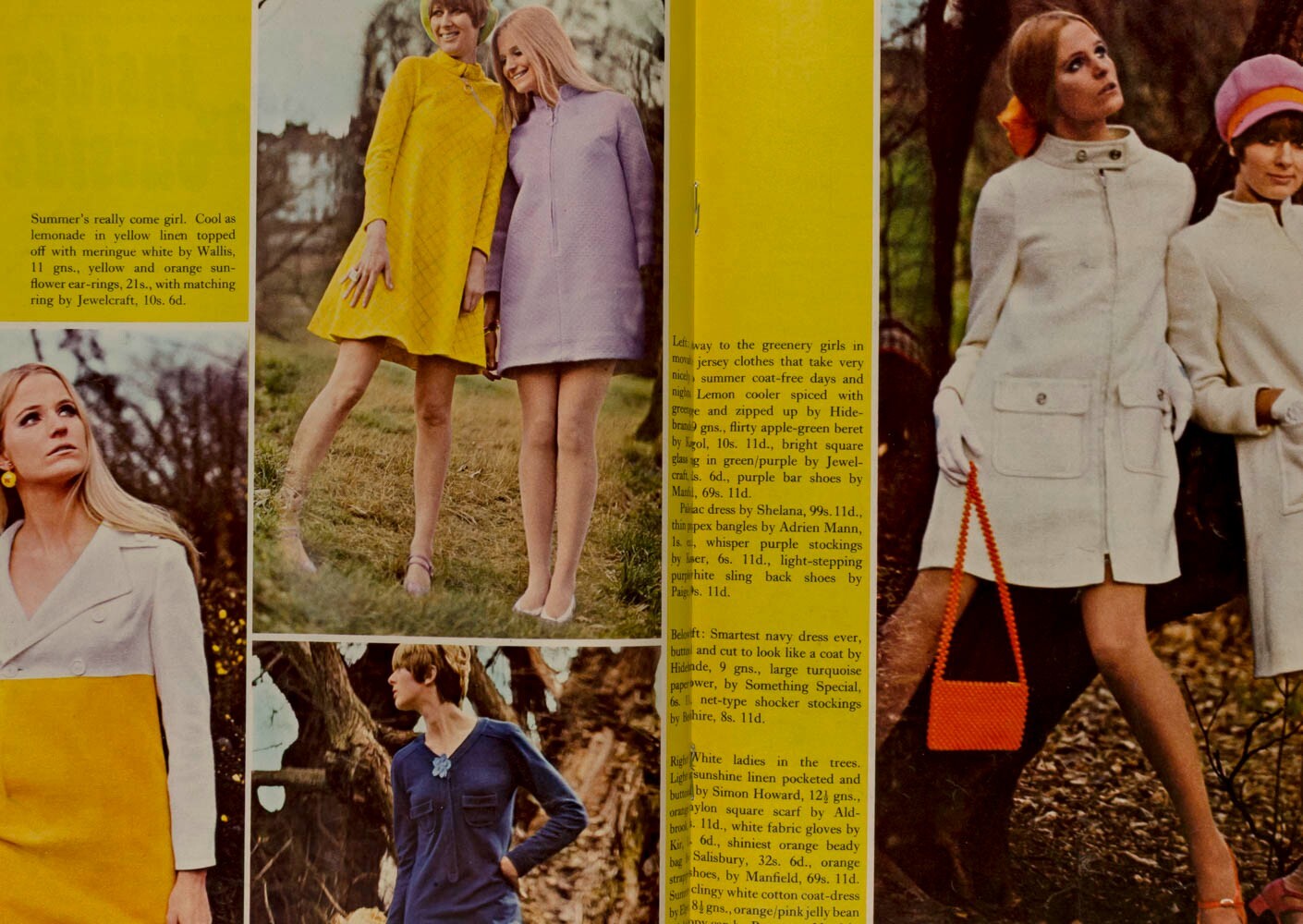 Vanessa Redgrave MARY QUANT Loungewear PETTICOAT magazine May 1967 Outerwear 60s
