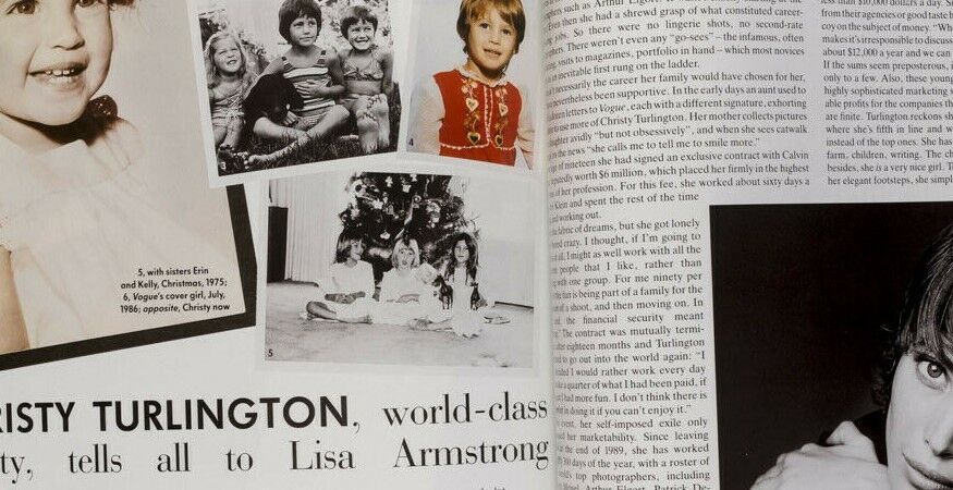 Karen Mulder SHANA ZADRICK Christy Turlington ELAINE IRWIN Galliano CdG Vogue UK
