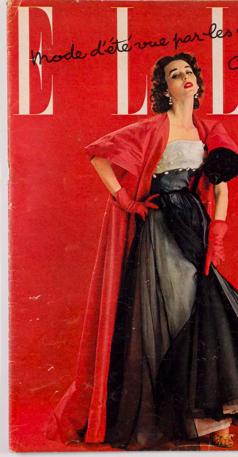 DORIAN & VIVIEN LEIGH Laurence Olivier MALAYSIA Elle France magazine FATH 1950s