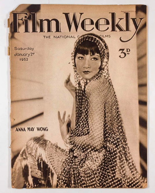 Anna May Wong RENEE RAY Madeleine Carroll FILM WEEKLY magazine 2nd January 1932