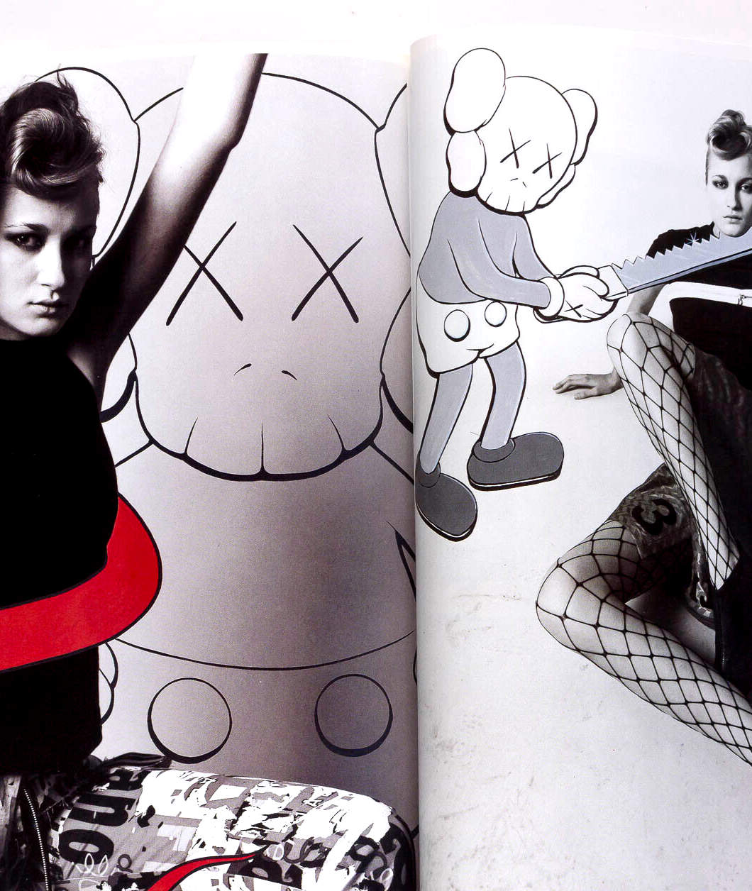 KAWS Pamela Anderson NYLON magazine 2001 February MISCHA BARTON Jennifer Garner