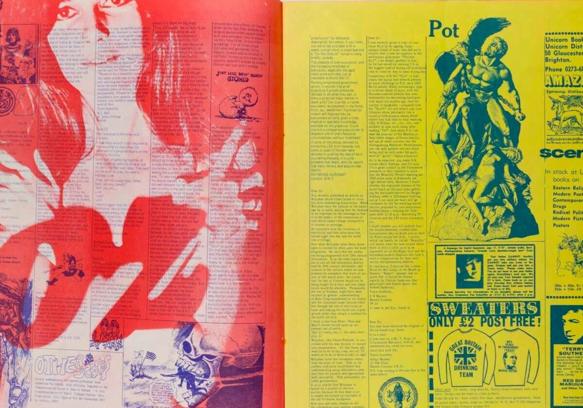 Andy Warhol MARTIN SHARP Edward De Bono MICHAEL ST JOHN Oz magazine 8 January 68