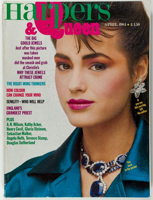 YASMIN LE BON Gloria Steinem TERENCE STAMP Marcel Marien CDG Harpers magazine UK