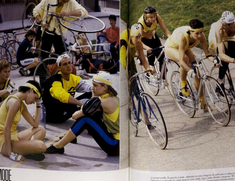 PRINCESS STEPHANIE Jane Birkin ISABELLA ROSSELLINI Tour France JPG ~ VOGUE SPORT